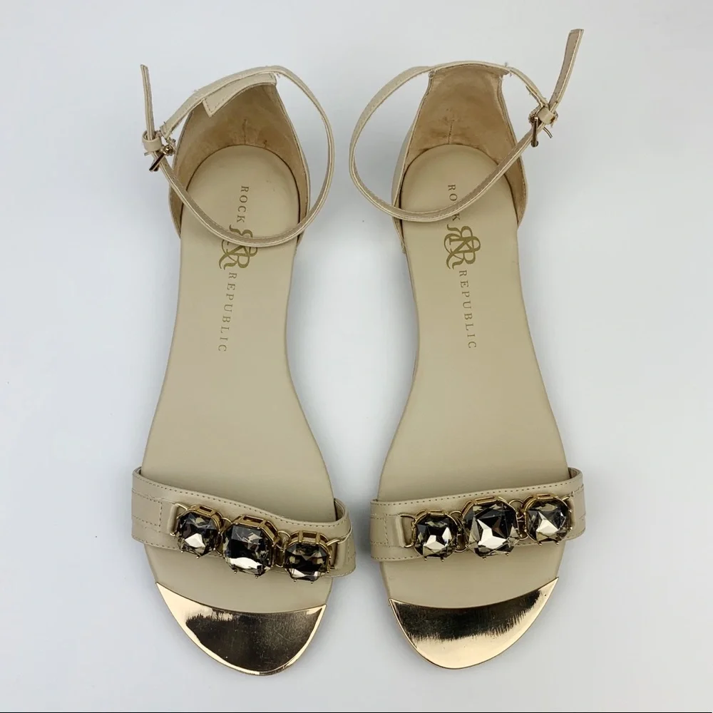 Rock&Republic Emeline Nude Ankle‎ Strap Sandal